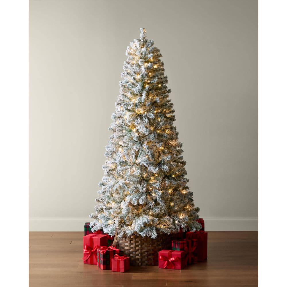 7.5 Ft Festive Pine LED Pre-Lit Artificial Christmas Tree T9