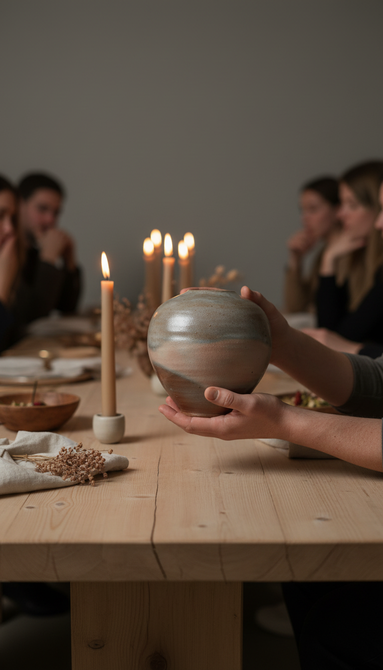 Handcrafted Ceramic Vessel in use