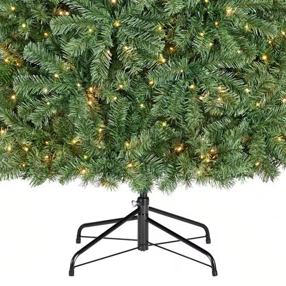 7.5 Ft Festive Pine LED Pre-Lit Artificial Christmas Tree T9