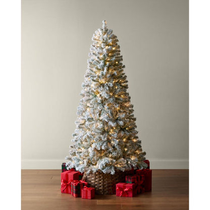 7.5 Ft Festive Pine LED Pre-Lit Artificial Christmas Tree T9